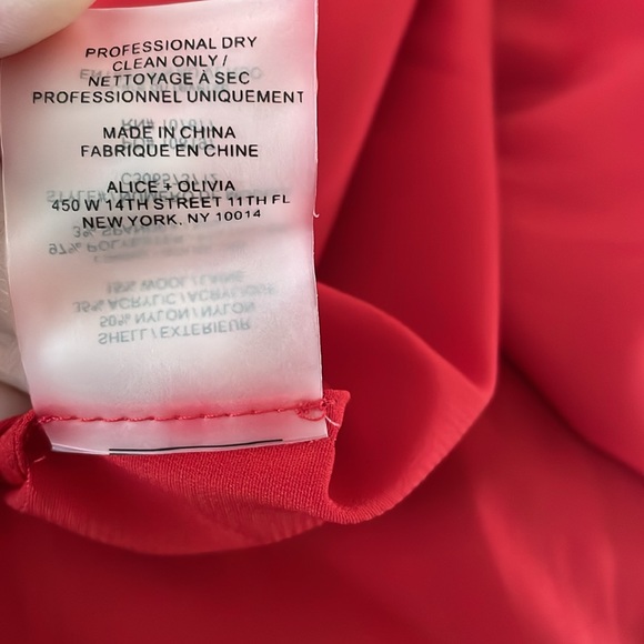 Alice + Olivia Crimson Lace Maxi Dress - Picture 6 of 11